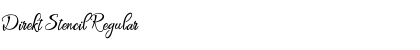 Direkt Stencil Font