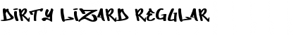 Dirty Lizard Font