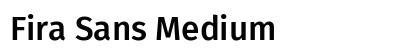 Fira Sans Medium preview