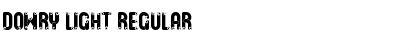 Dowry Light Font