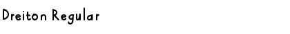Dreiton Font