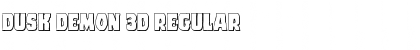 Dusk Demon 3D Font