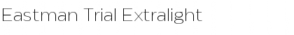 Eastman Trial Extralight Font