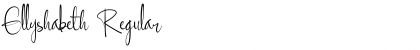 Download Ellyshabeth Font Download Ellyshabeth Font