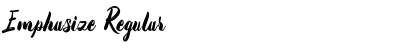 Download Emphasize Font Download Emphasize Font