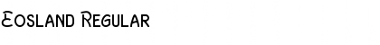 Eosland Font