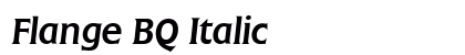 Flange BQ Italic Preview