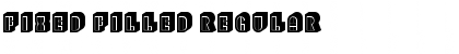 Fixed Filled Regular Font