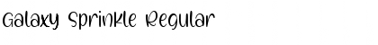Galaxy Sprinkle Regular Font