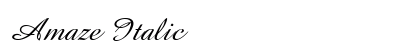 Amaze Italic