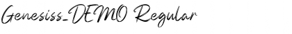 Genesiss_DEMO Font
