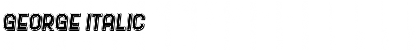George Italic Font George Italic Font