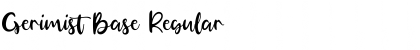 Download Gerimist Base Font