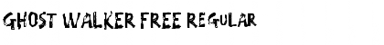 GHOST WALKER FREE Font
