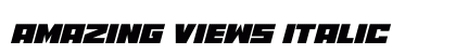 Amazing Views Italic