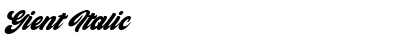 Gient Font