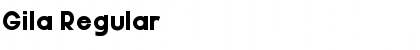Download Gila Font