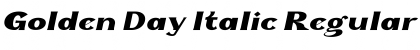 Golden Day Italic Font