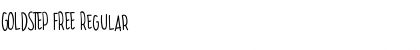 GOLDSTEP FREE Font