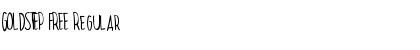 GOLDSTEP FREE Font