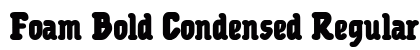 Foam Bold Condensed Regular preview