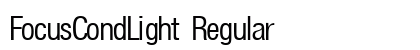 FocusCondLight Regular preview