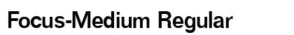 Focus-Medium Regular preview