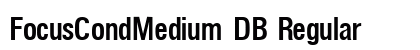 FocusCondMedium DB Regular preview