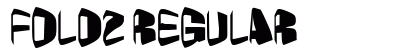 Foldz Regular preview