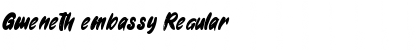 Gweneth embassy Font
