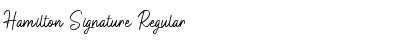 Download Hamilton Signature Font Download Hamilton Signature Font