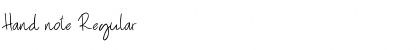 Download Hand note Font Download Hand note Font