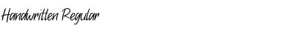 Handwritten Font
