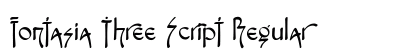 Fontasia Three Script Regular preview