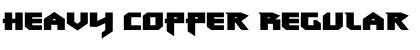 Heavy Copper Font