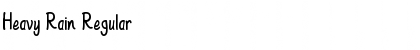 Download Heavy Rain Font Download Heavy Rain Font