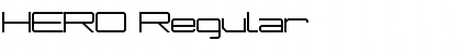 HERO Regular Font HERO Regular Font
