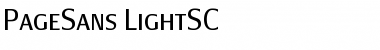 PageSans-LightSC Font