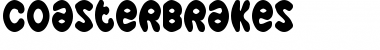 CoasterBrakes Font