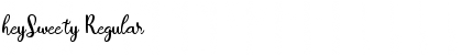 heySweety Font