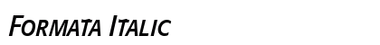 Formata Italic Preview