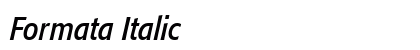 Formata Italic Preview