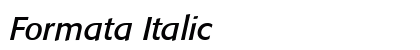 Formata Italic Preview