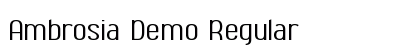 Ambrosia Demo Regular