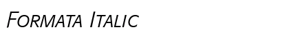 Formata Italic Preview