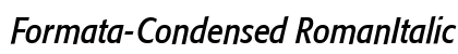 Formata-Condensed RomanItalic preview