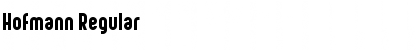 Hofmann Font