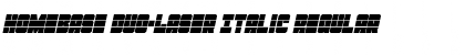 Homebase Duo-Laser Italic Font