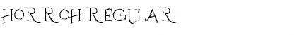 Horroh Font