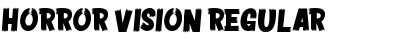 HORROR VISION Font